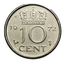 Netherlands 10 Cent 1972