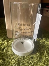 Ceramic/glass Sentimental candle Lantern From Next BNIB