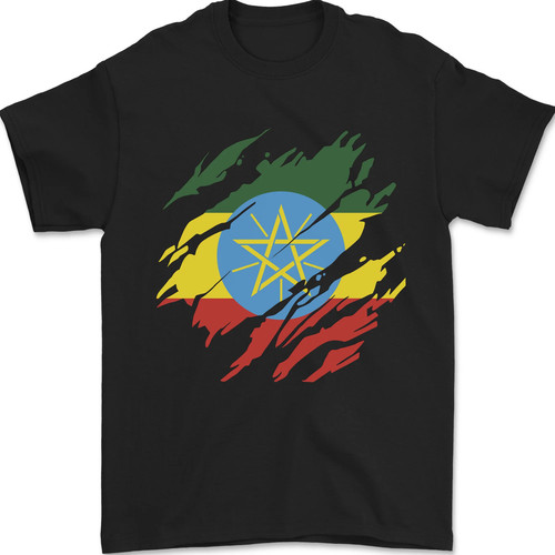 Torn ethiopia flag ethiopian - ethiopia,