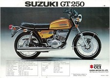 SUZUKI Brochure GT250 GT250M &