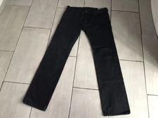 Diesel Safado Jeans Mens W33 L32 Black Regular Fit Straight Leg Denim Button Fly