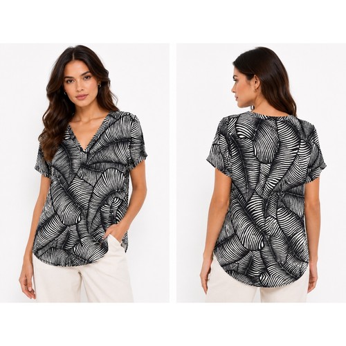 Ann taylor neck - v-neck, top