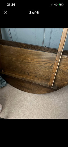 Oak dining table and chairs - oak,