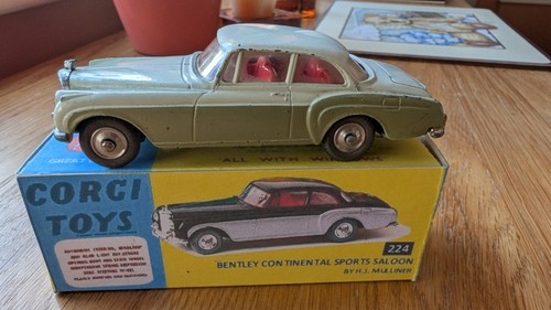 Corgi 224 bentley continental - corgi,