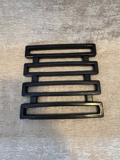 Rare Vintage Retro Zak Designs Black Trivet 100% Melamine Retro Kitchen 1970’s