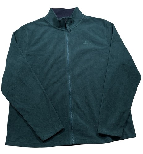 Weird fish fleece dark - dark, green