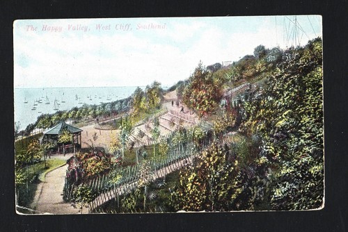 Old postcard happy - old, postcard: