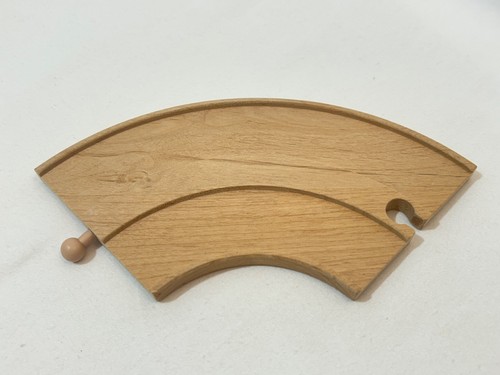 Wooden curved road track - curved,