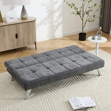Grey Sofa Bed Foldable Guest