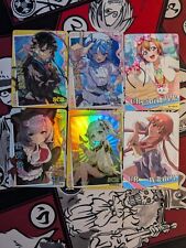 Goddess Story Waifu Girl Anime Holo Foil Cards SCR + CR Lot Bundle Of 6  (4)