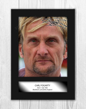 Carl Fogarty A4 signed mounted photograph picture poster Choice of frame