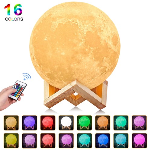 Usb rechargeable moon lamp - usb,