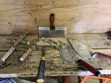 brick trowels 2x12&11” plus 2x rhino profile top clamps eswing brick hammer 20oz