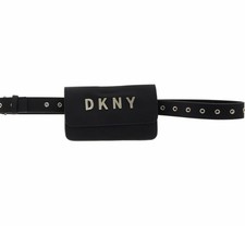 DKNY Black Logo Belt Bag