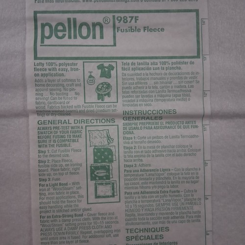 Fusible fleece white - 2, -white
