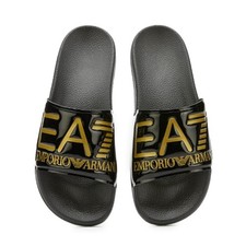 EA7 Emporio Armani XCP001 XCC22 Visibility Sea World Shiny Flip Flop Sliders
