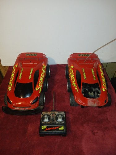 Two tyco scorcher remote - tyco,