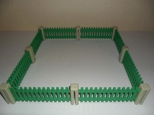 PLAYMOBIL PICKET FENCE ENCLOSURE (For Animals,Horses,Farm,Stable,western,Green) 