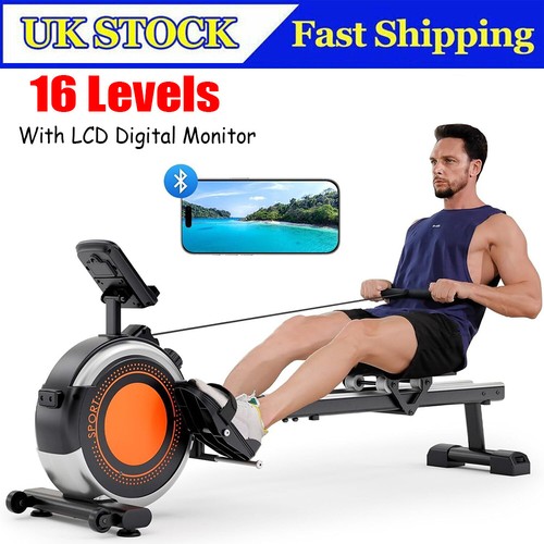 Lcd fitness magnetic rowing - uk,