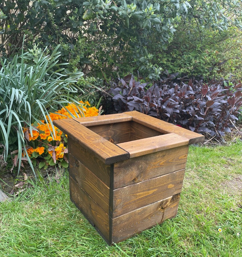 Garden wooden planter - planter, flower