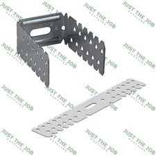 Drywall Brackets - Zinc - 195mm 295mm - Wall Track Drylining Brackets Wall Joint