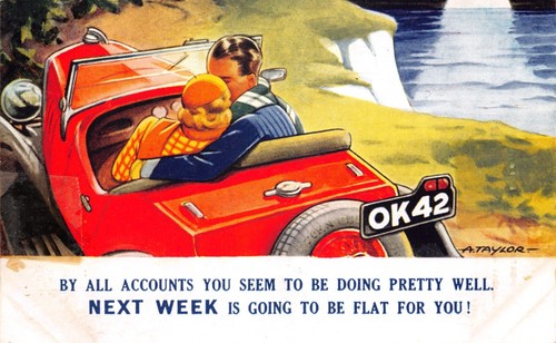 Bamforth old comic postcard - bamforth,