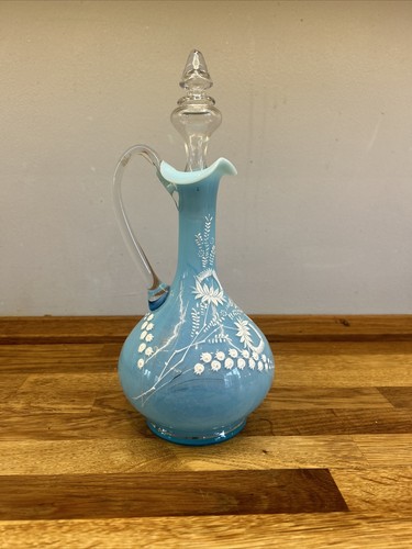 Decanter blue aqua bohemian - blue/aqua,