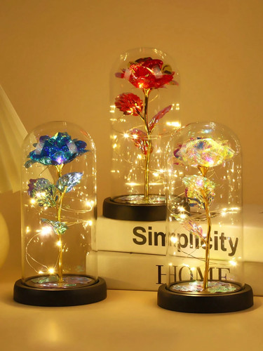 Light rose glass - light, in