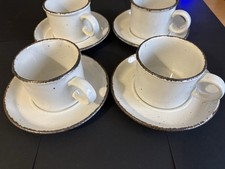 70s Vintage Wedgewood Midwinter Creation 4 Cups & Saucers Hardly Used VGC