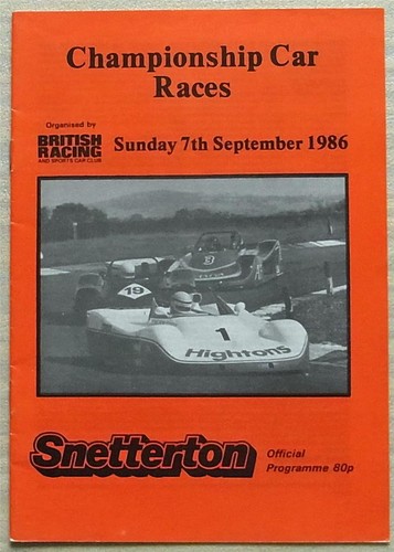 Snetterton sep 1986 brscc - snetterton, 7