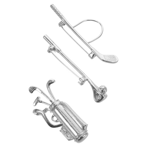 3pcs golf brooch pin - brooch,