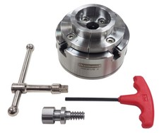 NEXUS3R  95mm Woodworking 4 Jaw Geared Scroll Chuck For Wood Lathes