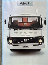 The Volvo F7 Truck Range Sales Information Brochure From 1978
