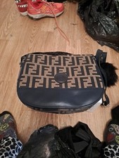 Fendi Dark Blue Leather Bag