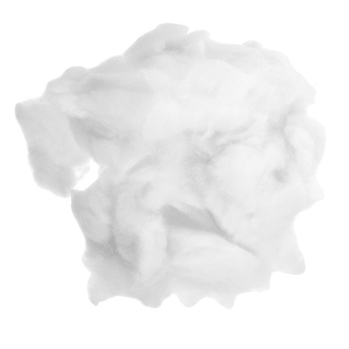 Durable white fiber fill - white,