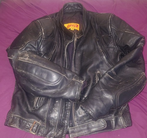 Amx black leather padded - amx,