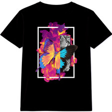 Butterfly T Shirt Colorful