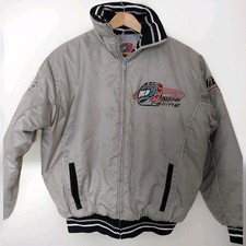 Nitro Racing N810-X Vintage Men's Silver Moto Padded Jacket Size Medium 