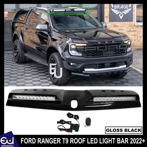 Gloss black led roof light - led,
