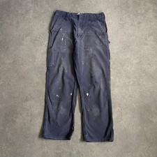 Carhartt Grungy Blue Carhartt Carpneter Trousers 32x30