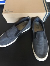 Fred Perry Underspin Slipon Shoes In Size 8 (Authentic) Spring Clean Sale!
