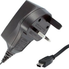 Uk mains wall plug charger For GARMIN Nuvi Sat Nav 1270 1290 1300 1310 1340 1350