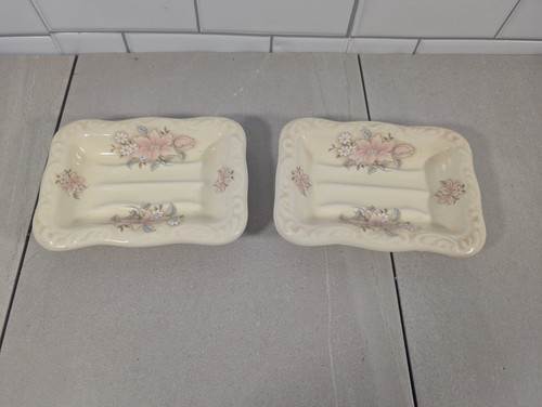 Vtg athena soap - 2, dishes