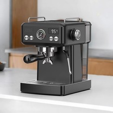 HiBREW H10A 20Bar Semi Automatic Espresso Machine Pump Stainless Steel UK