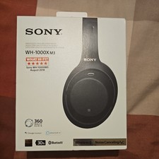 Sony WH-1000XM3 Wireless Headphones Black - With all original accessories + case