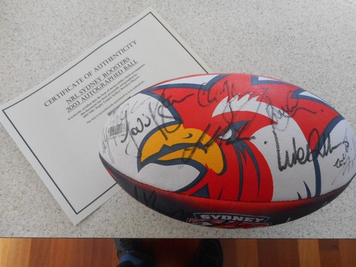 2003 sydney roosters signed - sydney,
