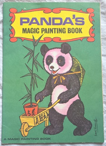 Vintage magic painting book - magic,