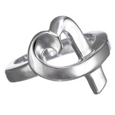 TIFFANY&Co. #6 Loving Heart Ring Paloma Picasso Sterling Silver 925