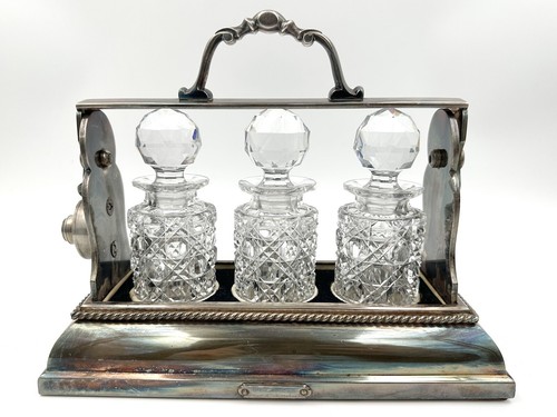 Antique english tantalus - antique,