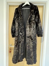 Vintage Full Length Real Mink Fur Coat Genuine